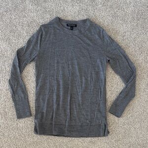 Banana Republic Light Gray Merino Knit